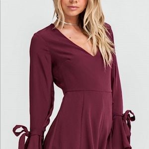 Bell sleeve romper